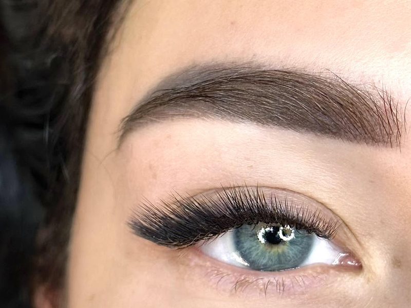 Tinted brows with rich, even color